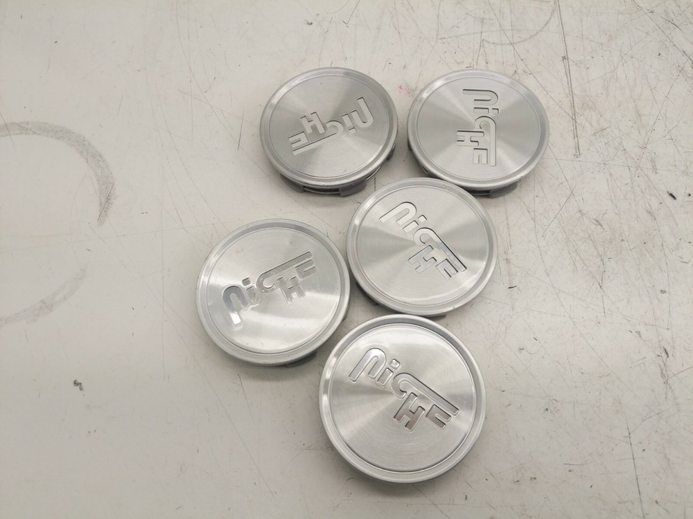 5-Piece Silver Niche 1003-22M Custom Chrome Wheel Center Caps