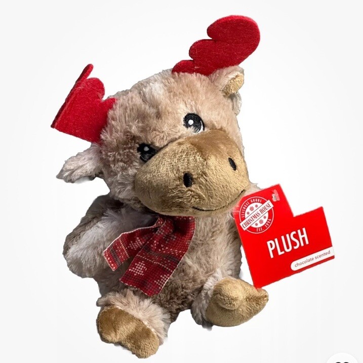 Christmas House Christmas Plush Toy Reindeer Seasonal  7” Beige