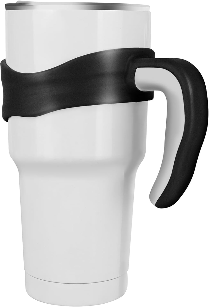 30 Oz Tumbler Handle with Anti-Slip Grip for Stainless Steel Travel Mugs