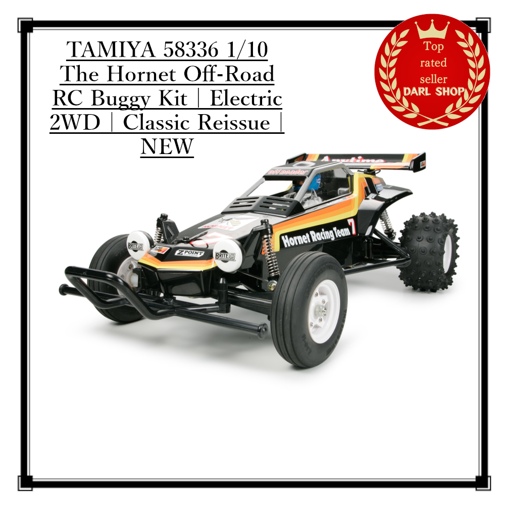 TAMIYA 1/10 The Hornet Off-Road RC Buggy Kit 2WD Electric Classic Vintage