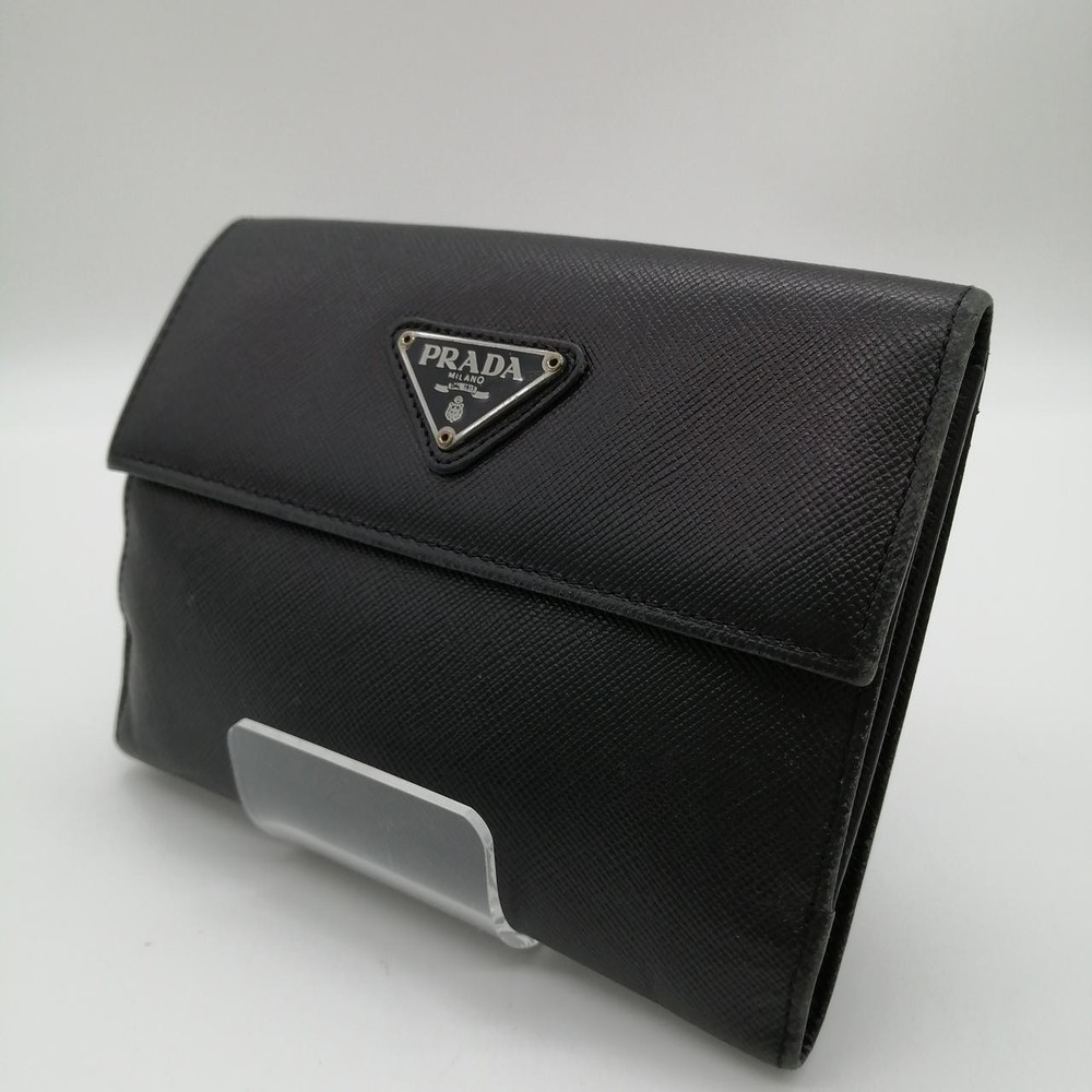 Prada W172A Saffiano W-Hook Wallet