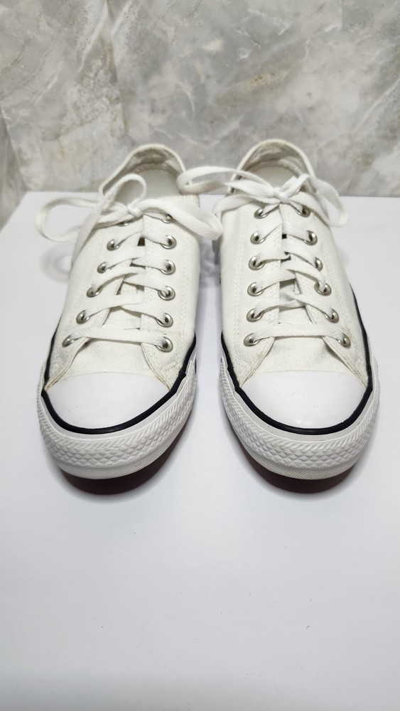 Converse Chuck Taylor All Star Rainbow Multi Tongue Low Top Sneakers Size W9 M7