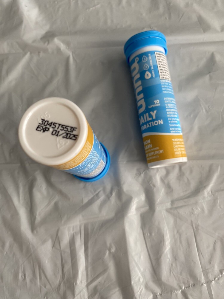 6Pack Nuun Sport Hydration Lemon Splash  10 Tablets Each Exp. 01/2025