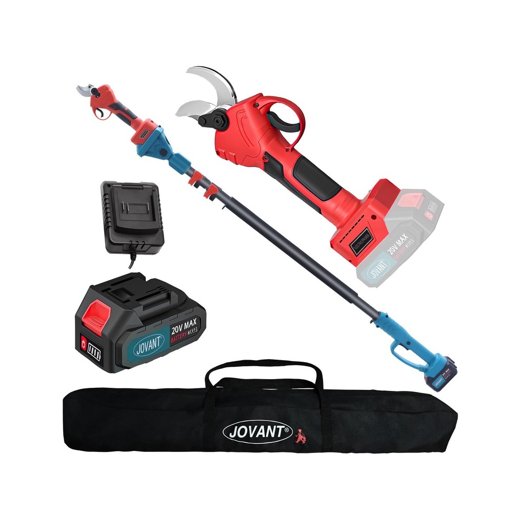2-in-1 Electric Pruning Shears Cordless with Pole, 20V Cordless Pruning Shear...