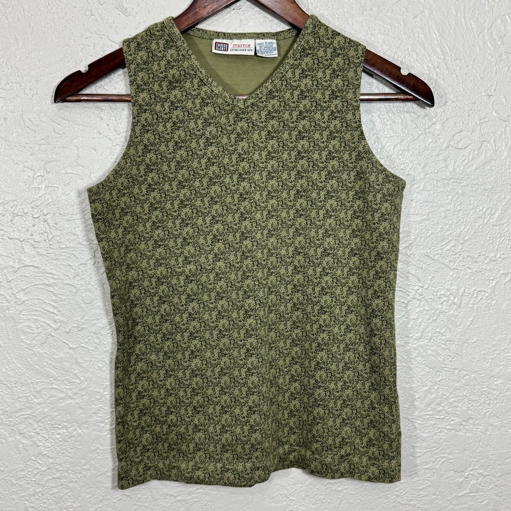 Vtg 90s Faded Glory Tank Top Sm Fairy Grunge Y2K Street Festival Cotton Honduras