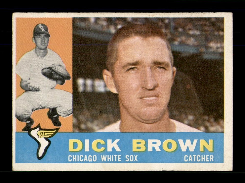 1960 Topps Set Break #256 Dick Brown EX *OBGcards*