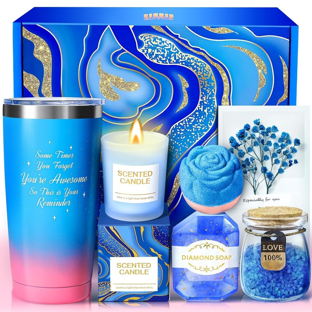 Valentines Day Gifts for Her, Birthday Gift for Women Spa Baskets Set-image