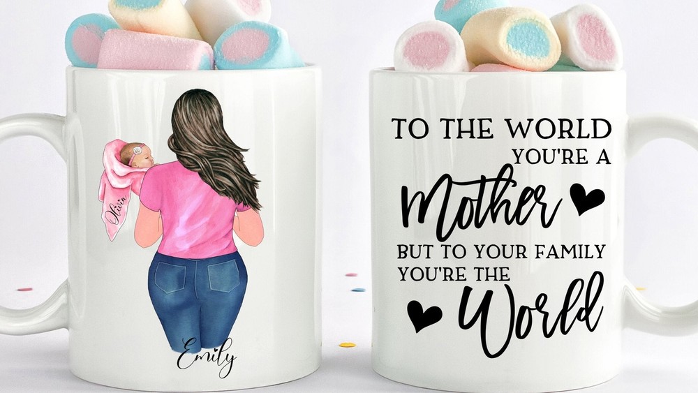 Mothers Day Mug Mom Established 2020 Gift For Expecting Daughter Expectant Mom-image