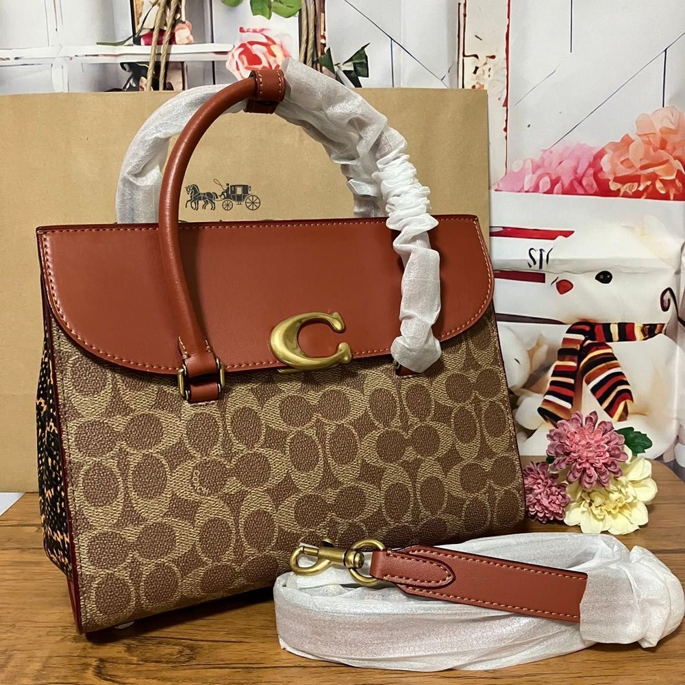 COACH CP449 BROOME CARRYALL 2WAY Shoulder Bag Satchel Handbag Outlet