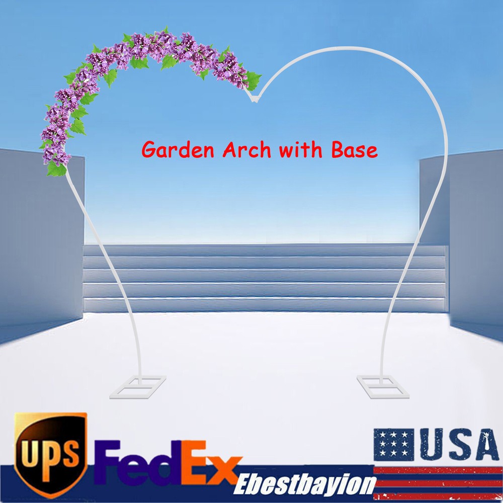 Reusable Heart Balloon Arch Rack for Garden Wedding Flower Backdrop Decor