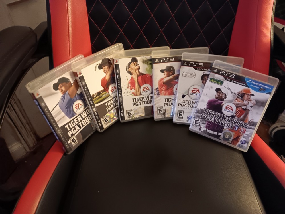 EA SPORTS Tiger Woods PGA Tour PS3 Multiplayer Online Collector's Edition Lot