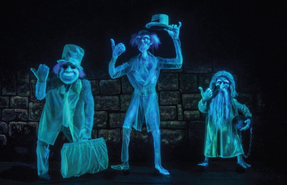 Disney Haunted Mansion Hitchhiking Ghosts 13x19 Satin Art Print