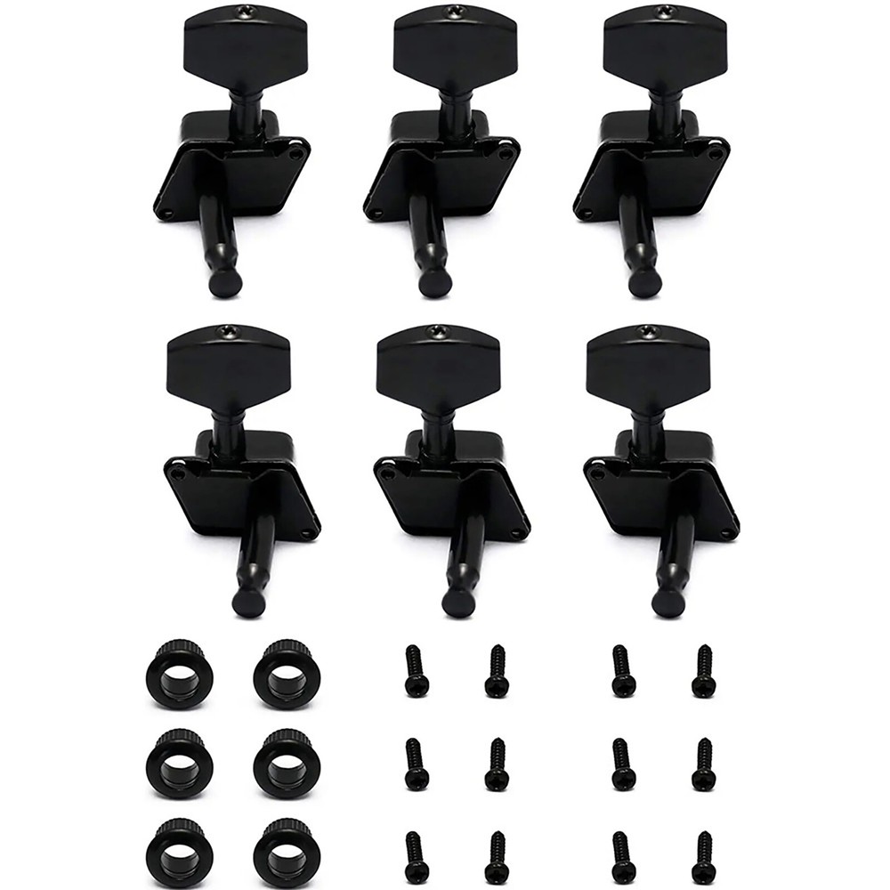 6x Half Closed Tuners Machine Heads Fit for Les Paul LP SG ES Guitar Repair Part