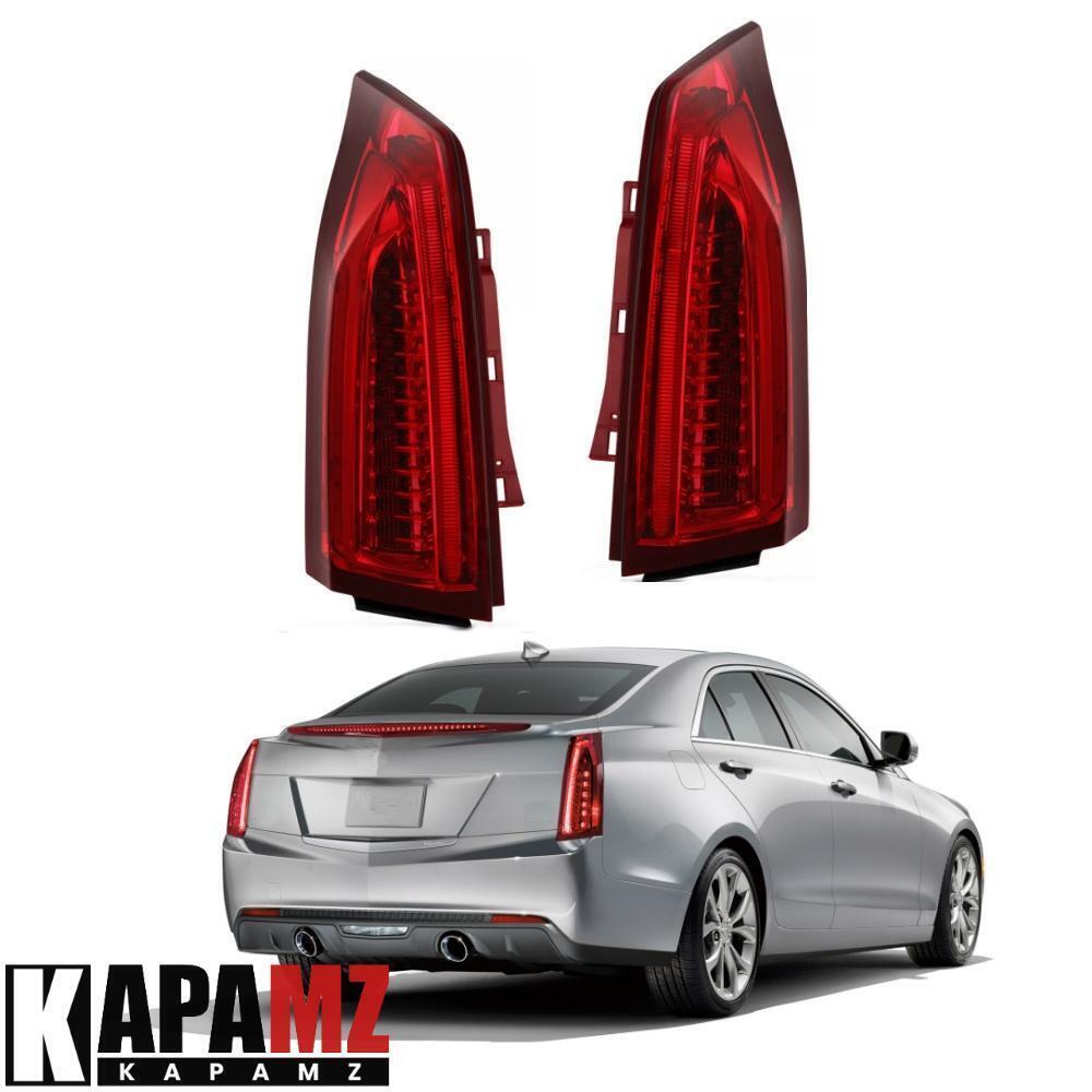 Fit 2013-2018 Cadillac ATS 4Dr Sedan LED Tail Lights Brake Lamps Left+Right SET