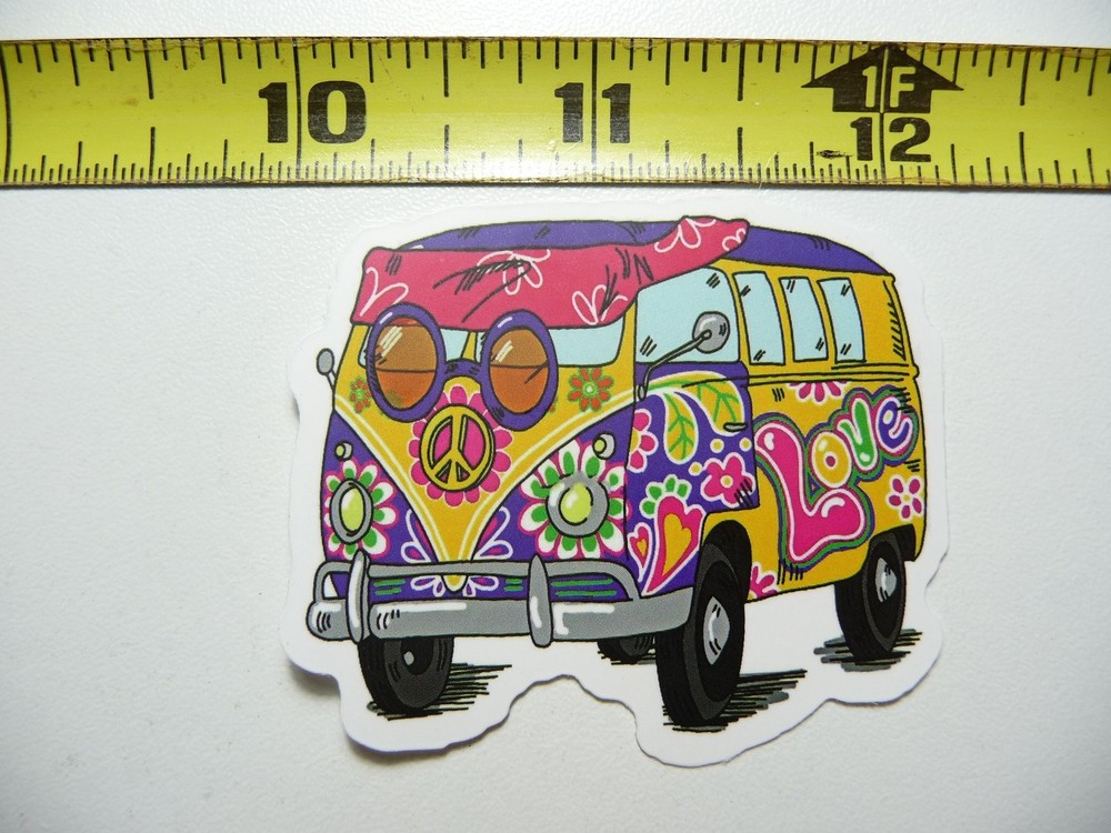 Crazy Graffiti Van Life Sticker Decal for Travel & Adventure