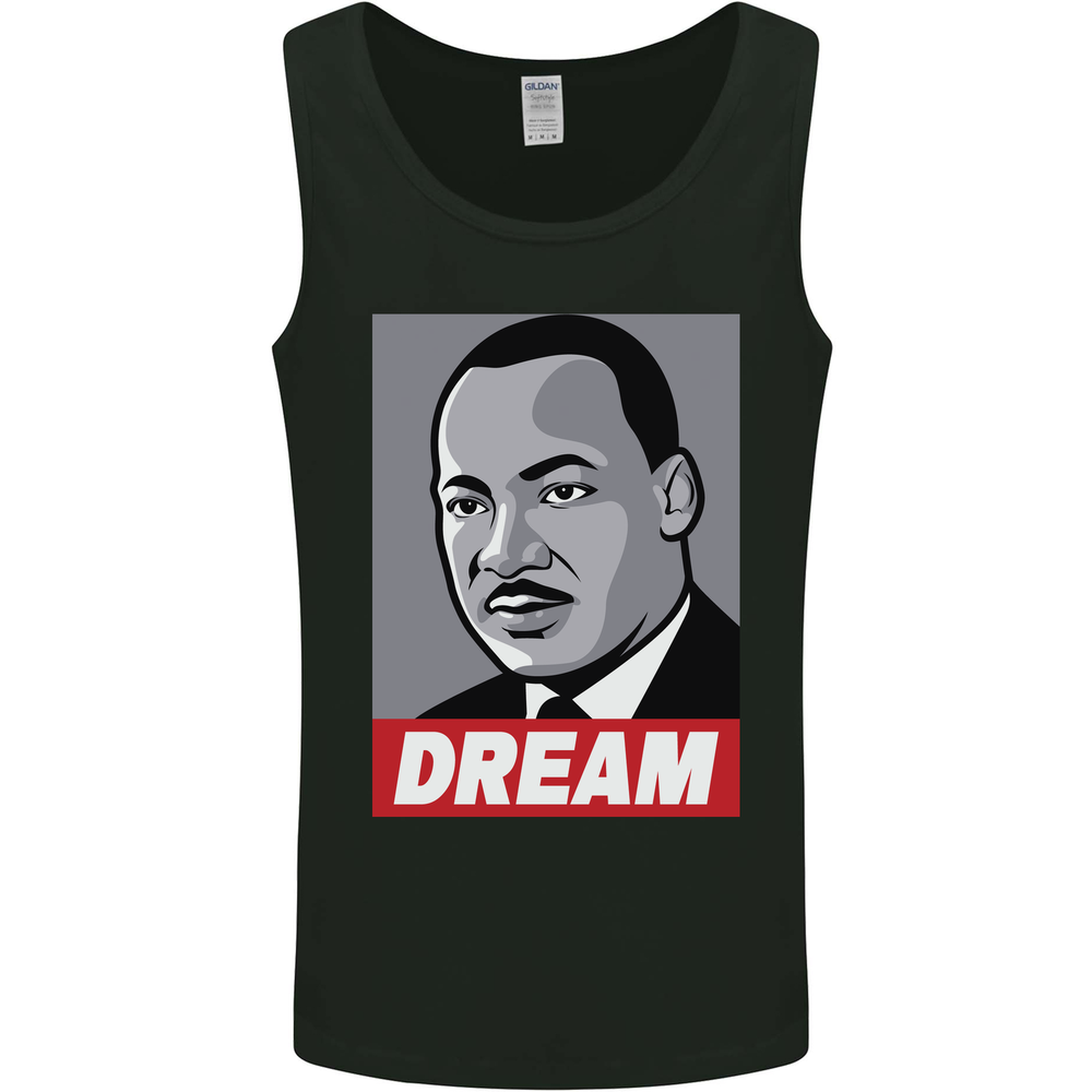 Dream Martin Luther King Black Lives Matter Mens Vest Tank Top