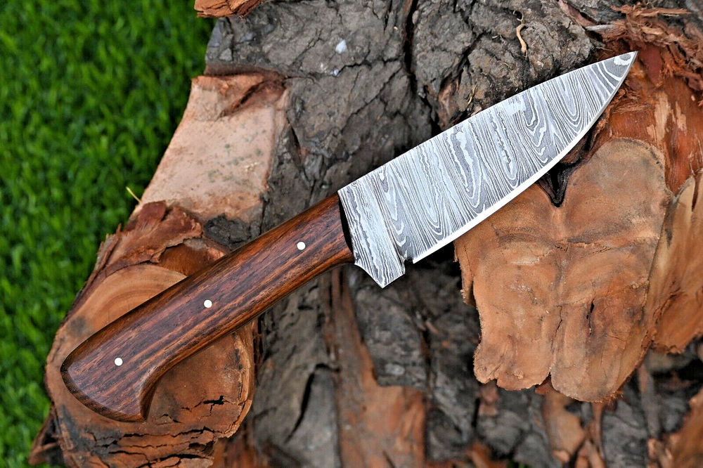 Custom Hand Made Skinning Hunting Knife Hand Forged Damascus Steel 2905