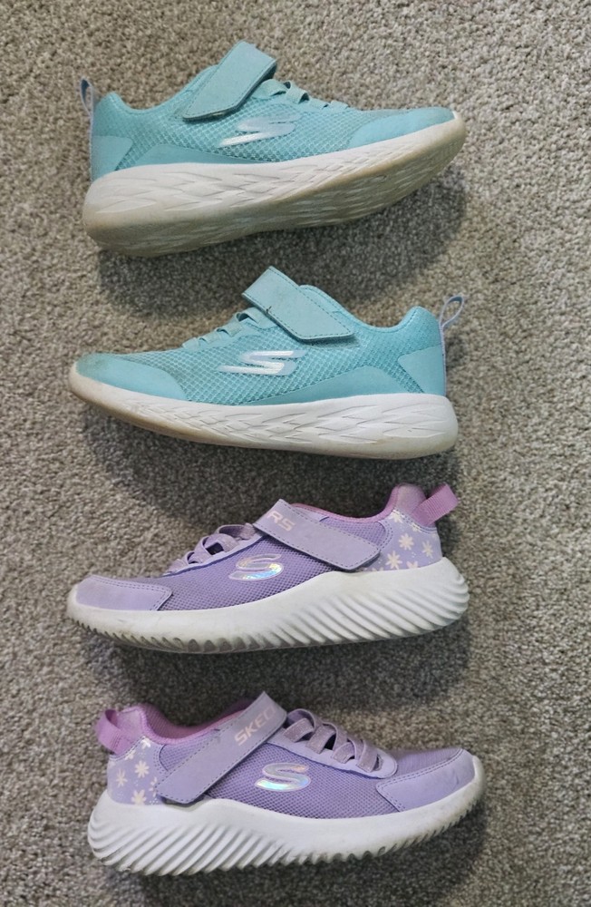 Skechers Girls Shoes Size 12c lot of 2 pairs