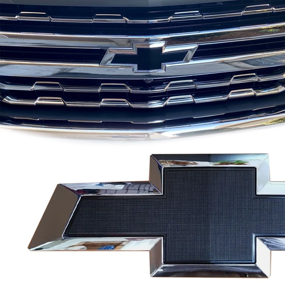 #22786809 For 2014-2015 Silverado 1500 Black Chrome Front Grill Bowtie Emblem