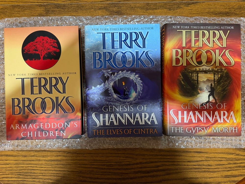The Genesis Of Shannara 3-Book Trilogy By Terry Brooks-1st ED/HC *BRAND NEW*