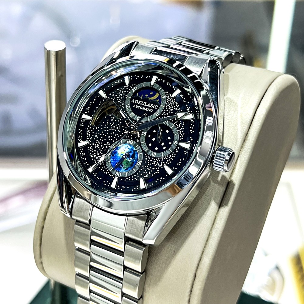 Starry Luminous Multi-Functional Mechanical Watch Men's Popular Watch