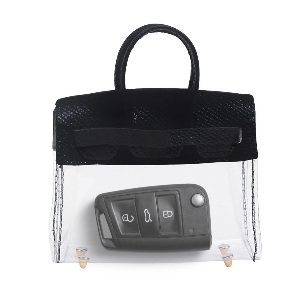 Smilfuy Mini Creative Transparent Car Key Case Holder for Handbag Wall Storage  