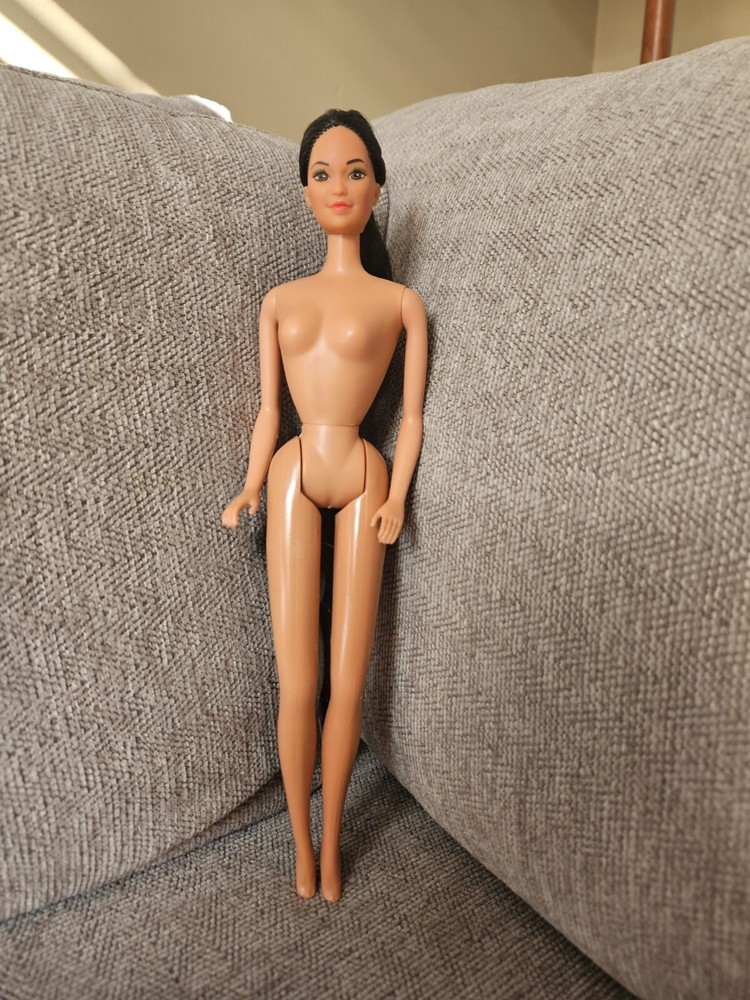 Vintage 1985 Barbie Tropical Miko SUPER LONG Black Hair Discontinued Character