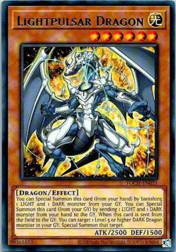 Lightpulsar Dragon TOCH-EN031 Rare Unlimited Lightly Played