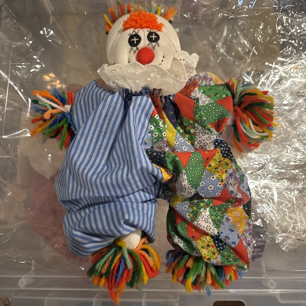 Handmade Ragdoll Clown Toy for Kids