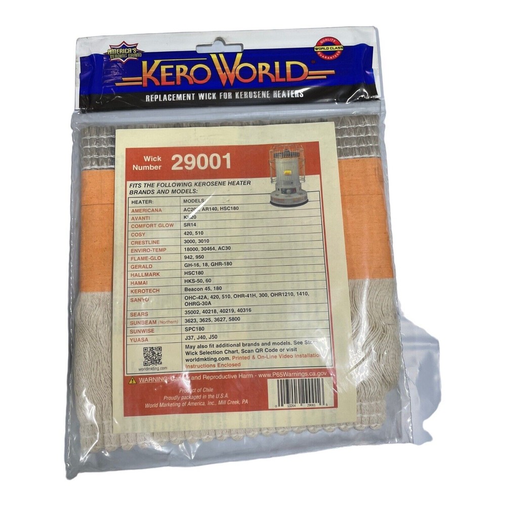 Kero World Kerosene Heater Replacement Wick 29001 For Sanyo OHC-42A 420 510 OHR