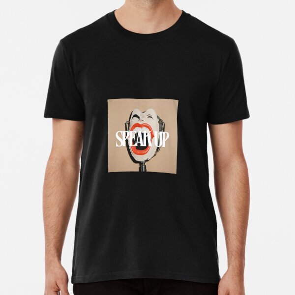 Use Your Voice Premium Speak Up America Made in USA T-Shirt S-5XL