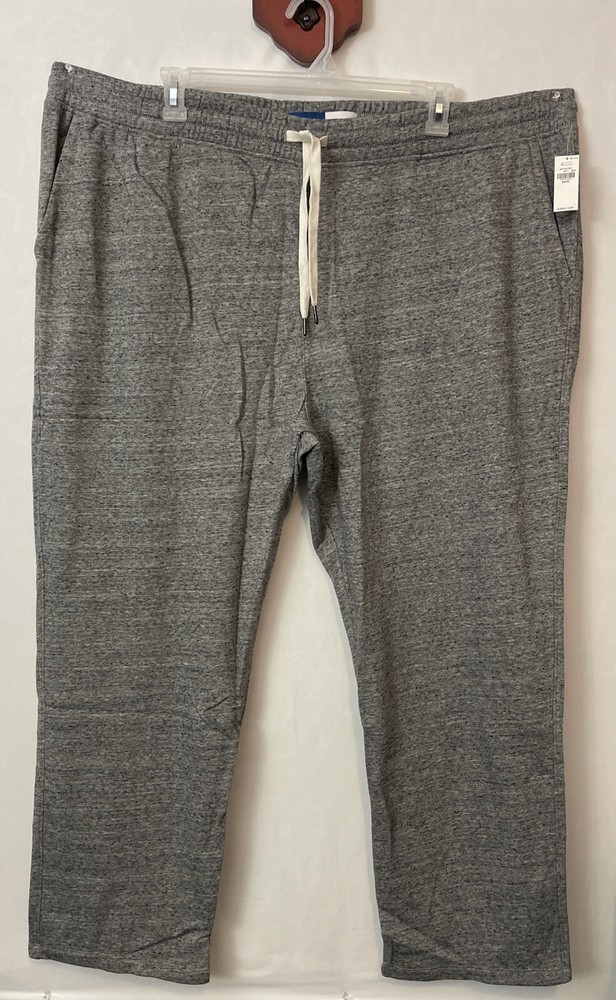Old Navy Mens 4xl Gray Pull-On Straight Cotton Blend Jogger Sweatpants NWT! AZ13