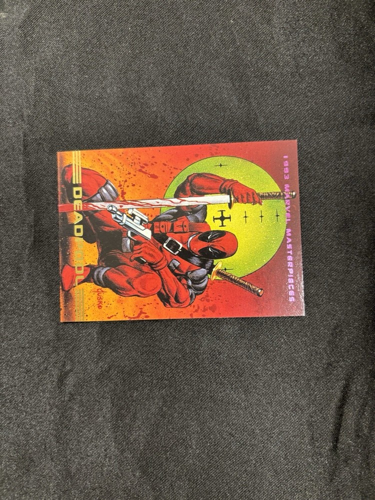 1993 SkyBox Marvel Masterpieces Deadpool #55 MCU Trading Card!!