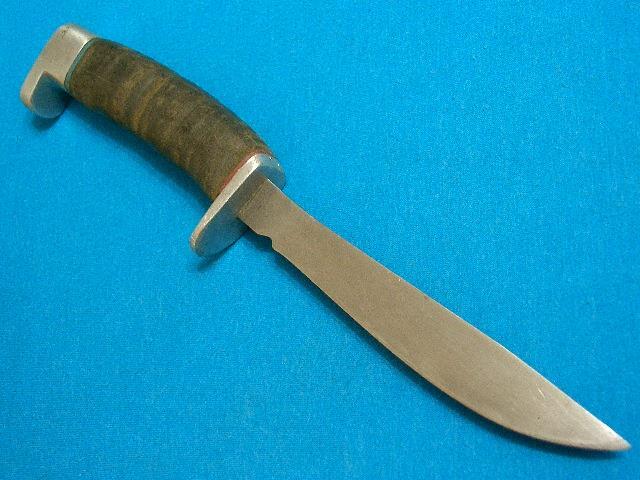 VINTAGE WWII TRENCH ART CUSTOM COMBAT FIGHTING SURVIVAL BOWIE KNIFE HUNTING CAMP