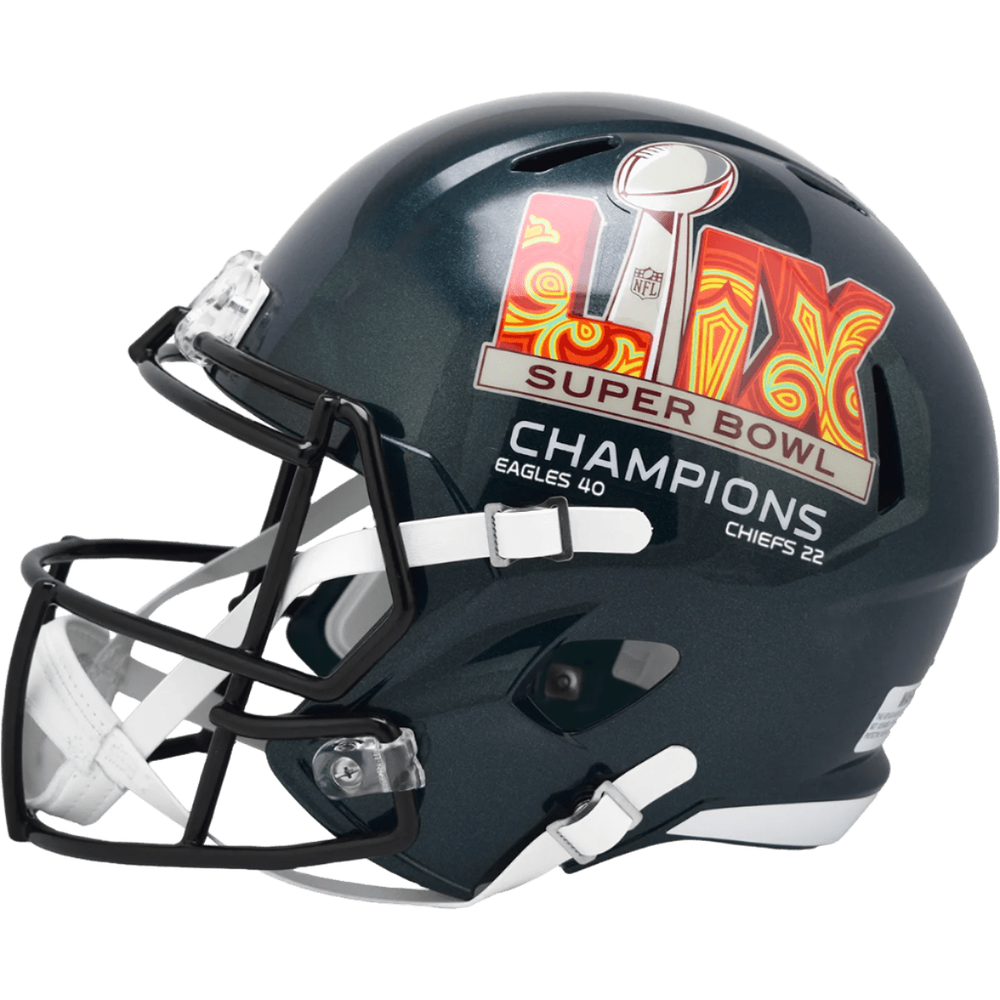 Presale Philadelphia Eagles Super Bowl 59 Champions Riddell Authentic Helmet-image