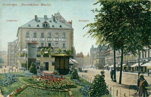 Postcard Chemnitz 1910 Hotel Hermann (No. 764)