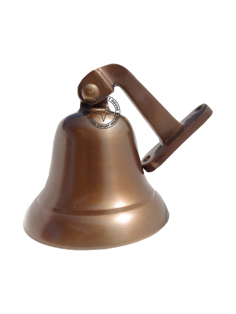 4 inch Bell Antique Wall Mounted Ships Bell Solid Brass Ship Bell Beautiful  JJB