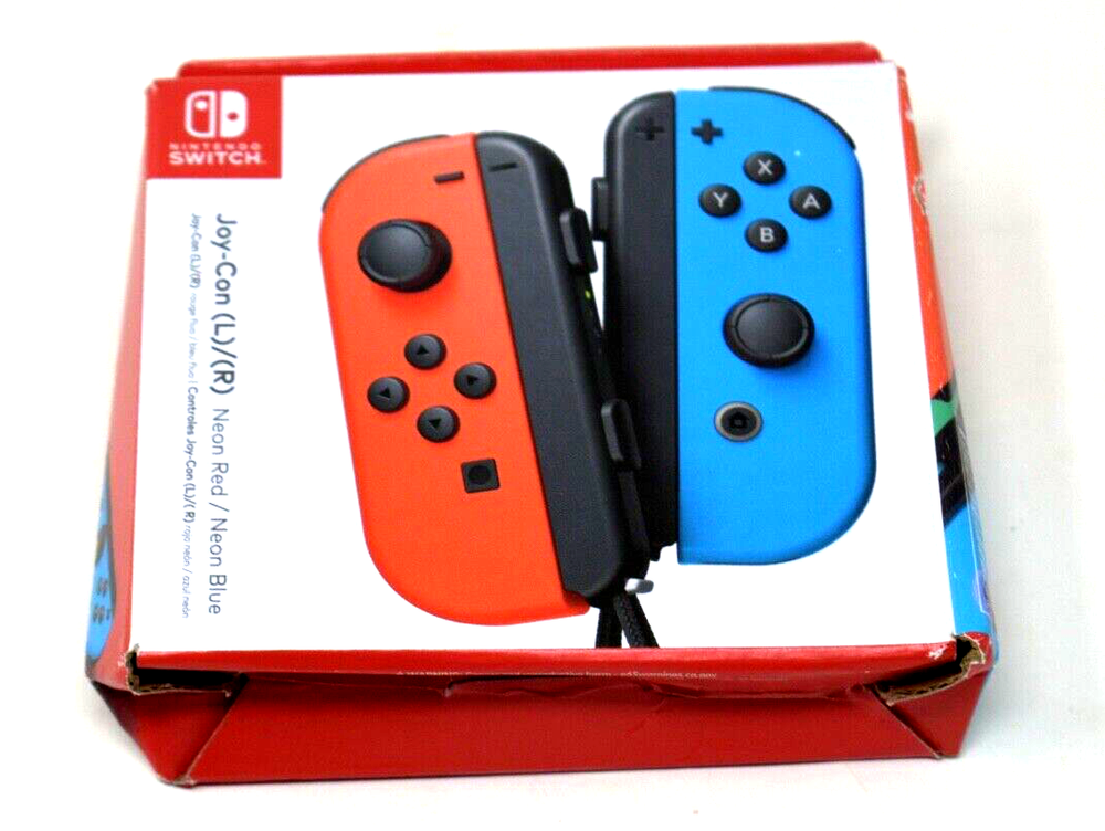 Nintendo Switch OEM Joy-Con L/R Controller Red  Blue NEW Box DMG