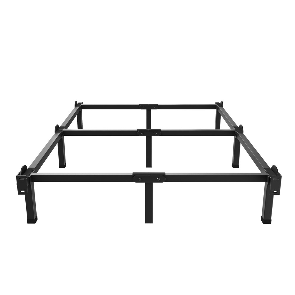 Metal Bed Frame, 9-Leg Bed Base, 8 inches Support for Box Spring and Mattress...