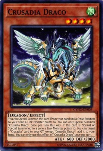 Crusadia Draco CYHO-EN009 Common Unlimited Lightly Played Cybernet Horizon TCG Card