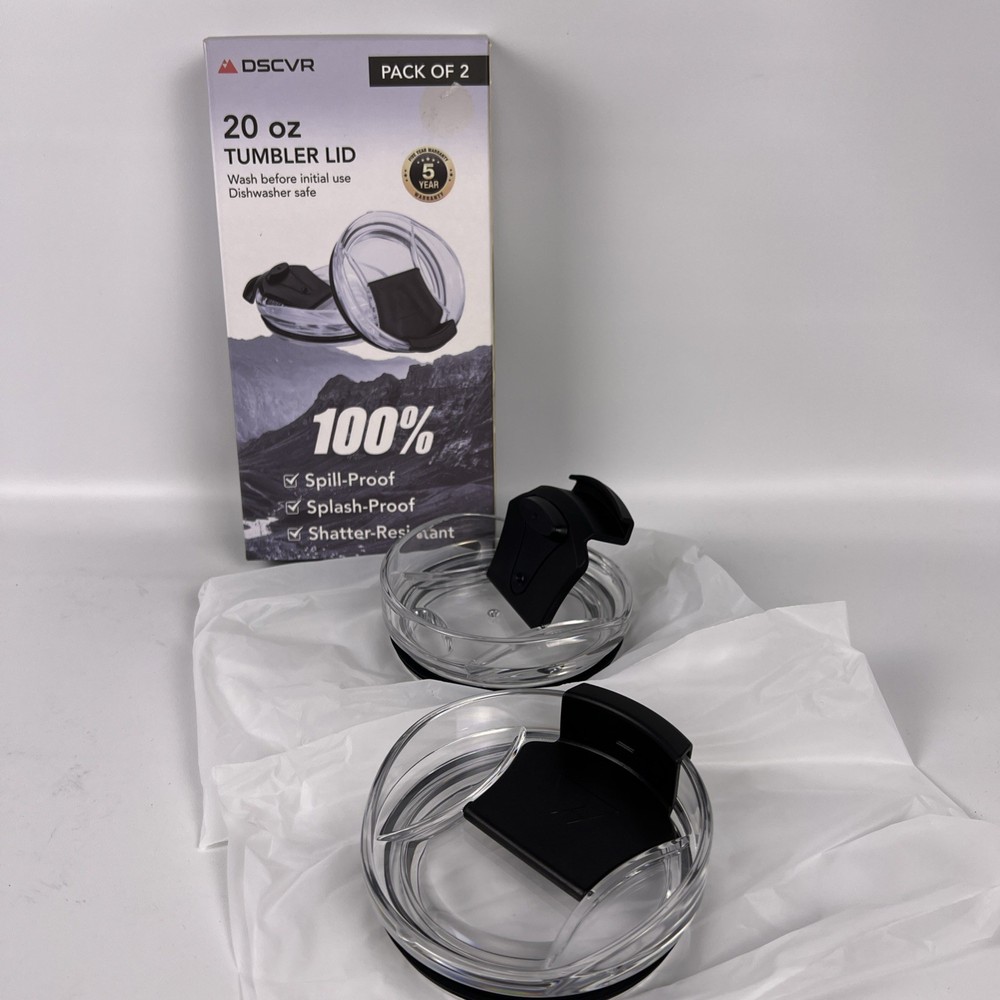 DSCVR Tumbler Lid 2-Pack Fits 20oz Yeti Rambler 10oz Yetti Mug 20oz Ozark