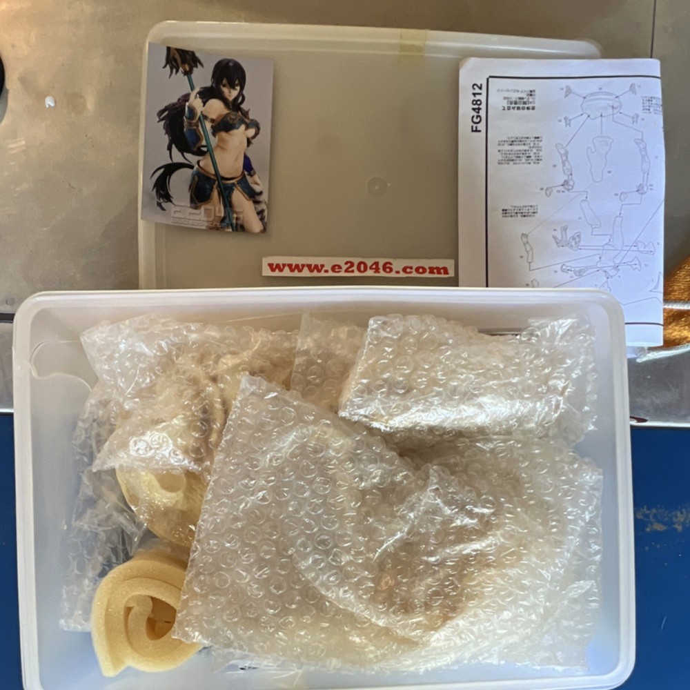 e2046 FG4812 Anime Beige Resin Model Kit Figure Unassembled Single Unit