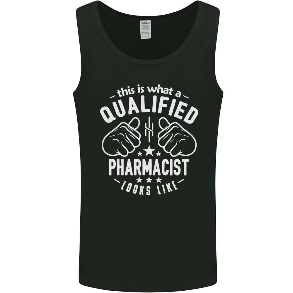 A Qualified Pharmacist Looks Like Mens Vest Tank Top