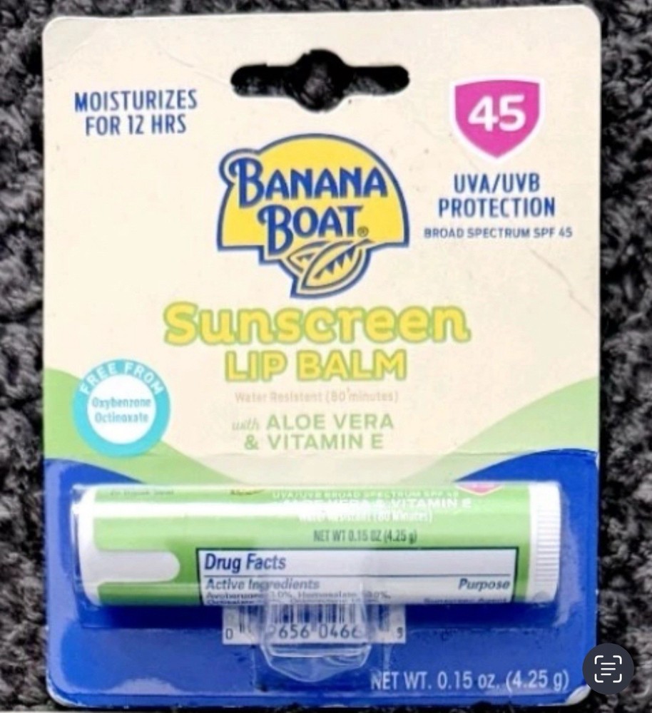 Banana Boat Sunscreen Lip Balm SPF 45