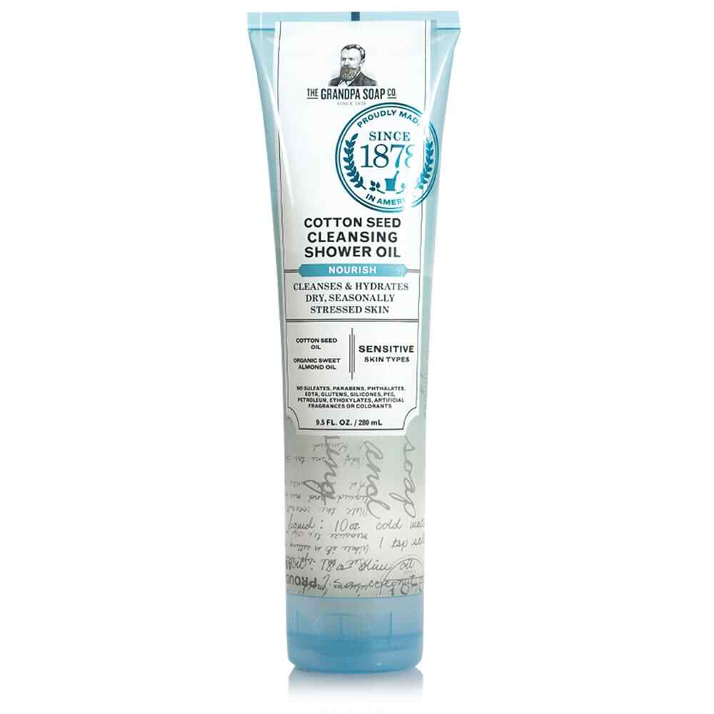 Grandpa's Cotton Seed Cleansing Shower Oil