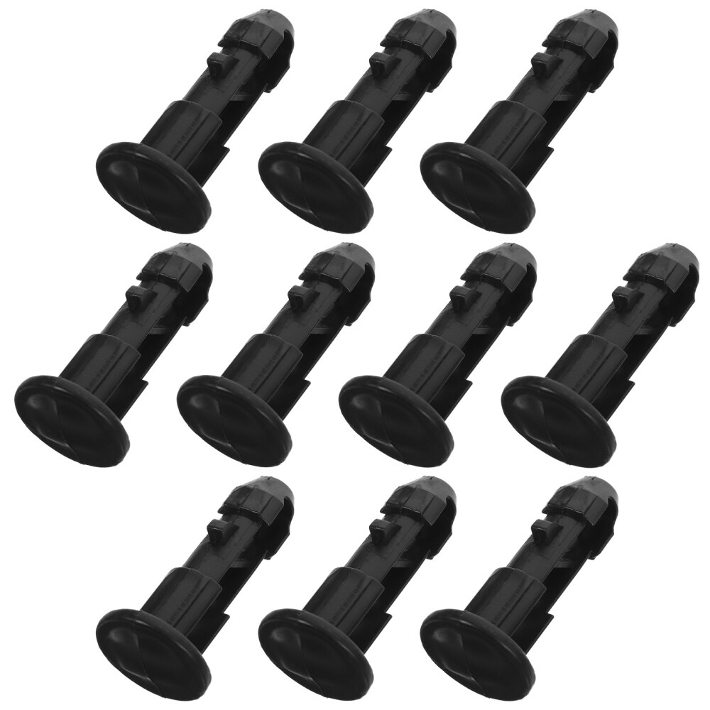 10 Pcs Clear Bins Automotive Garbage Cans Trash Wheel Latch