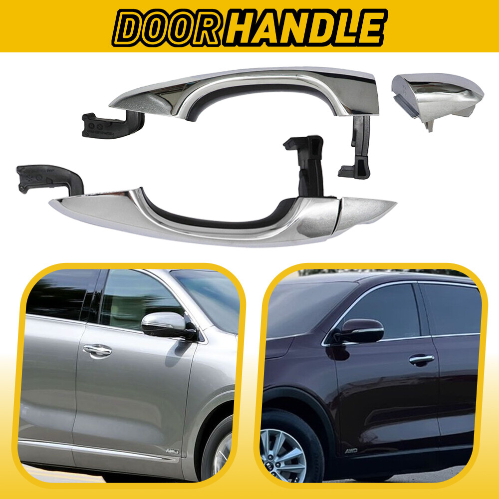 2016-2020 Kia Sorento Chrome Exterior Door Handle Pair Left & Right