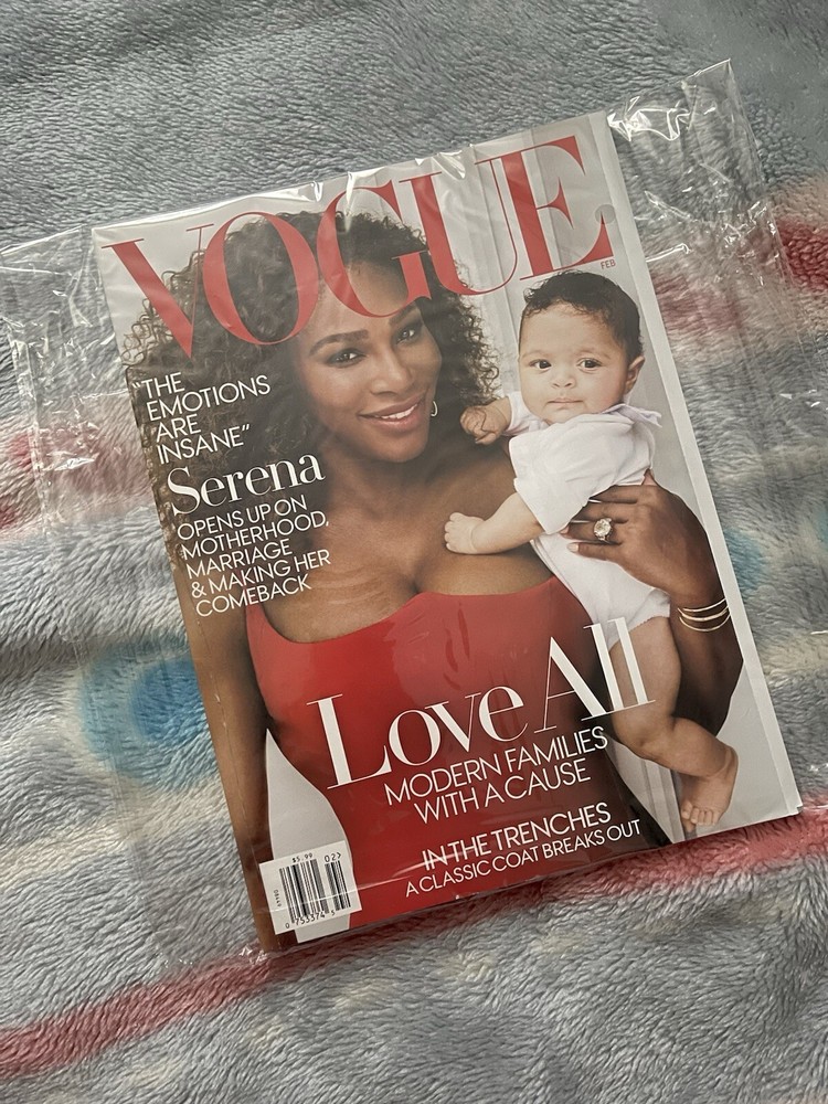 Serena Williams Vogue February 2018 Magazine | Motherhood