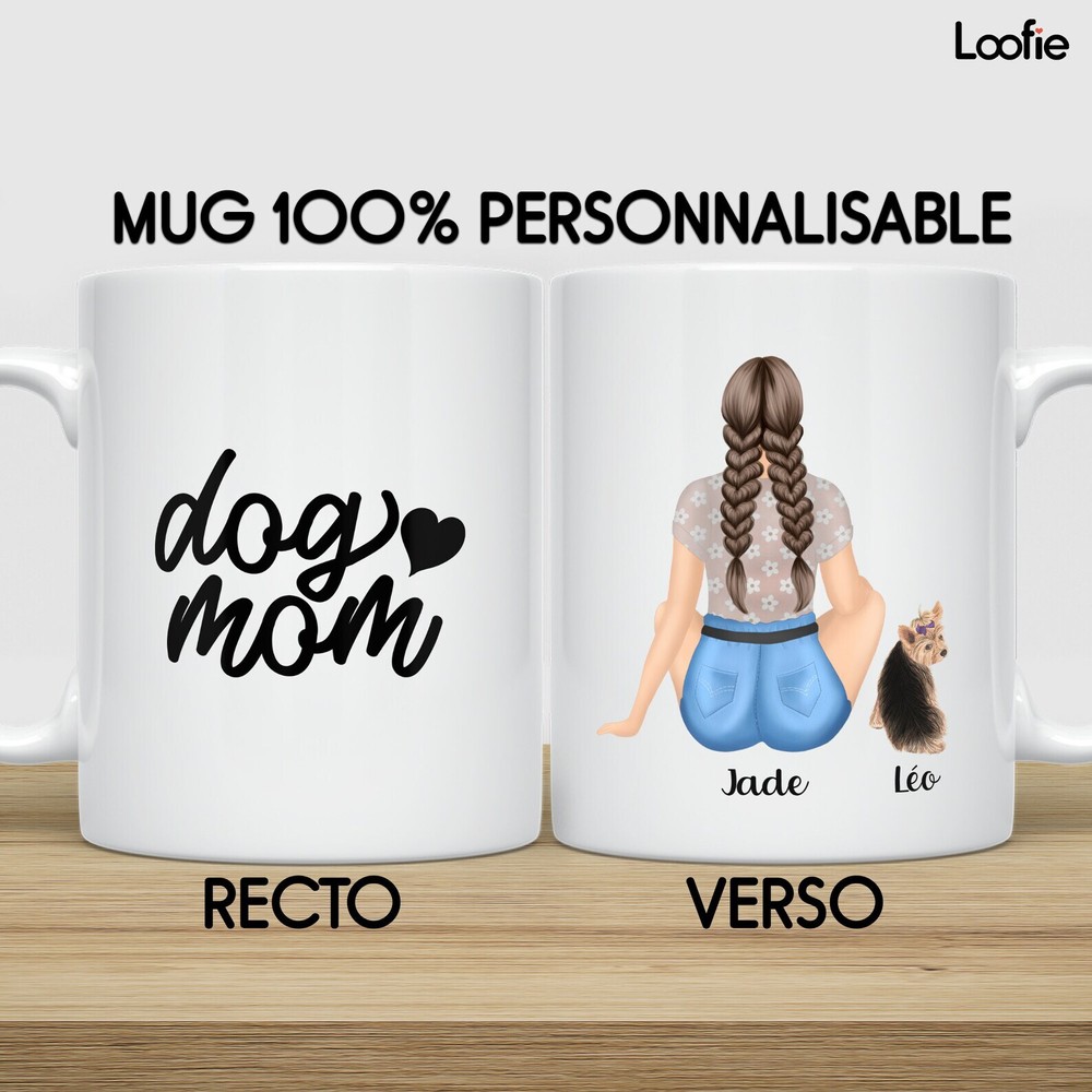 Personalized Dog Mug Personalized Dog Gift Portrait Dog And Personalized Dog Mug