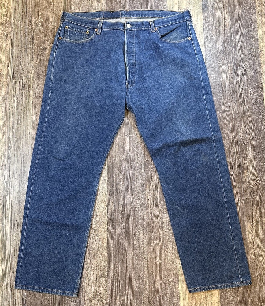 Vintage Levis 501 Denim Jeans Size 40 x 30 Dark Wash Made in Mexico (190) Y2K